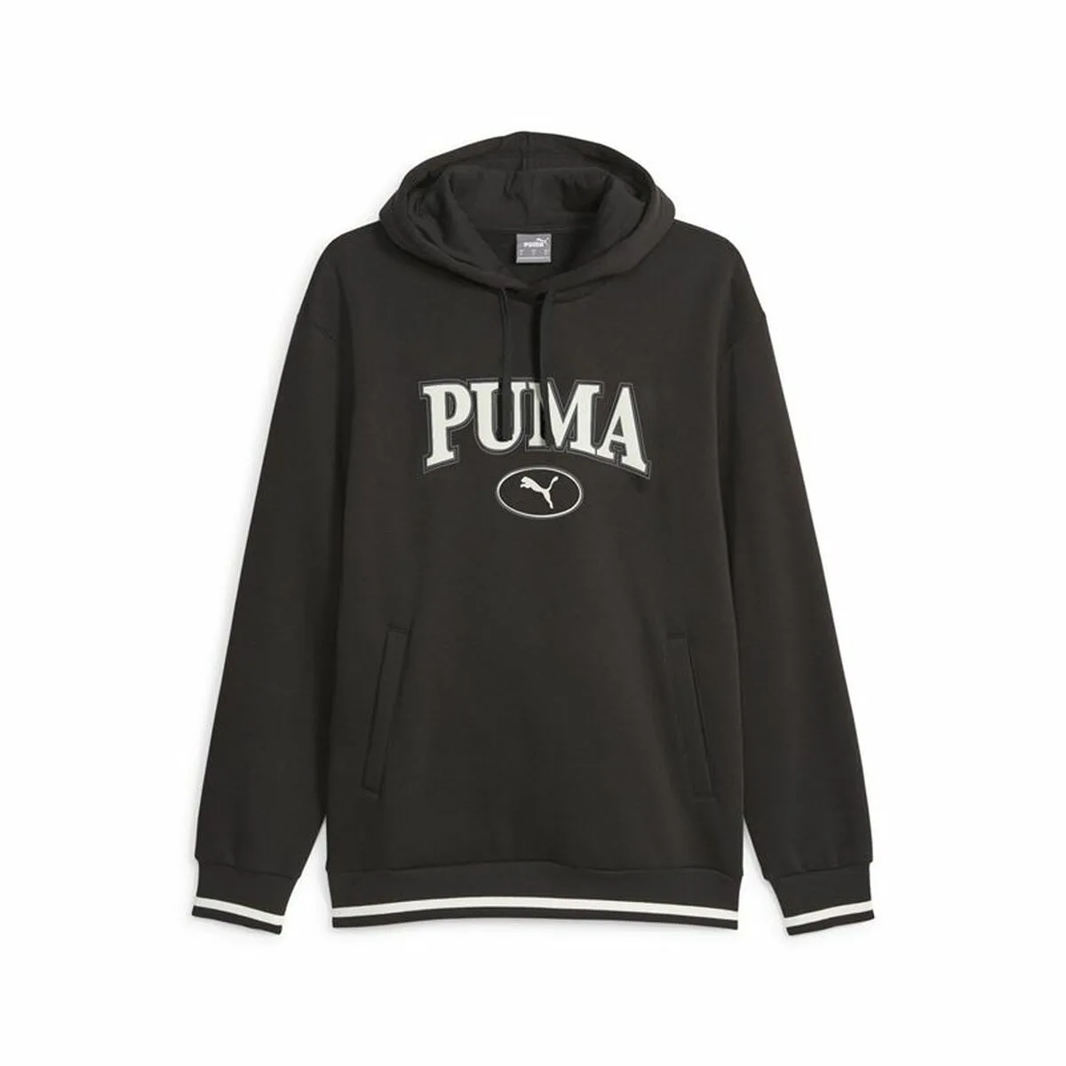SUDADERA CON CAPUCHA HOMBRE PUMA SQUAD FL NEGRO