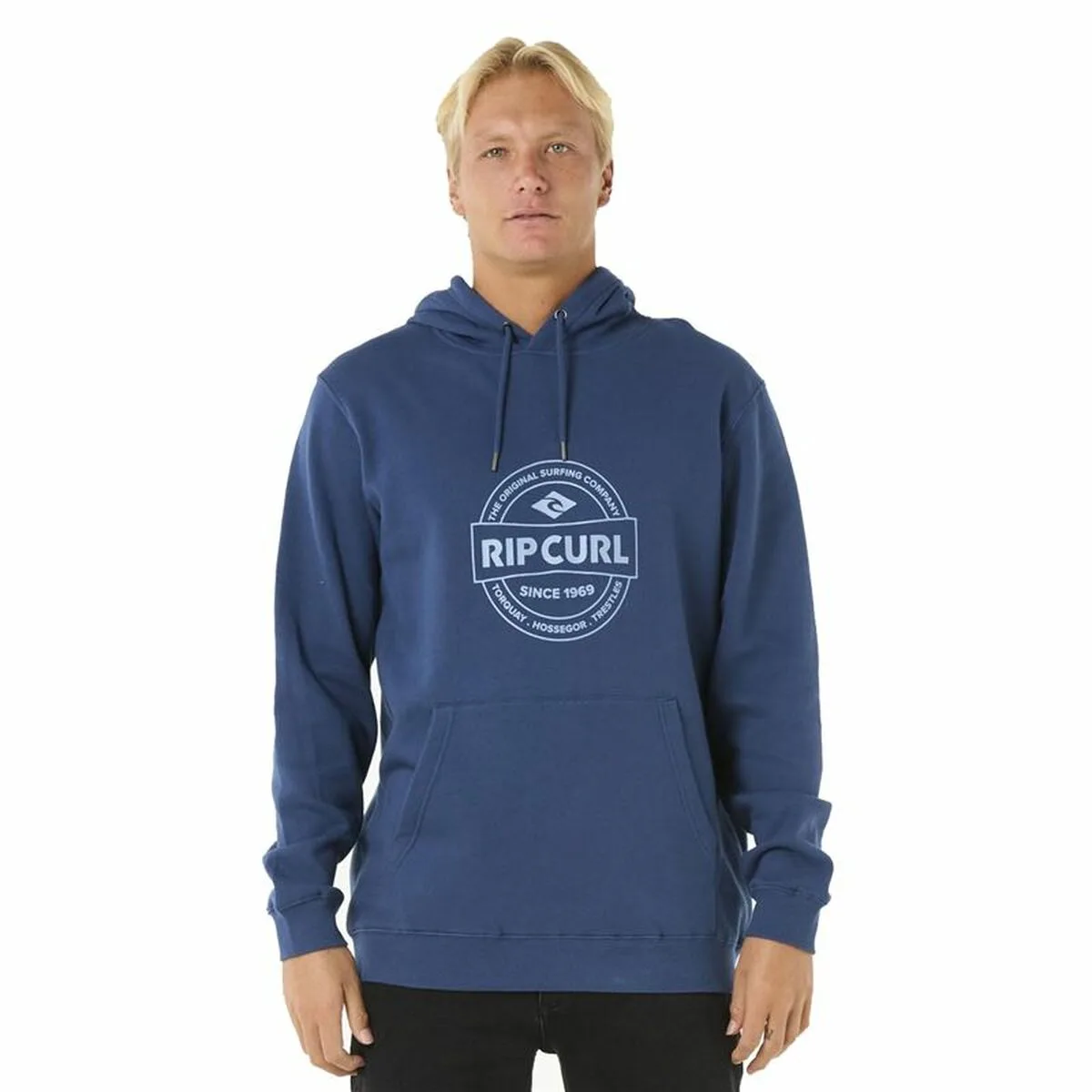 SUDADERA CON CAPUCHA HOMBRE RIP CURL STAPLER HOOD AZUL
