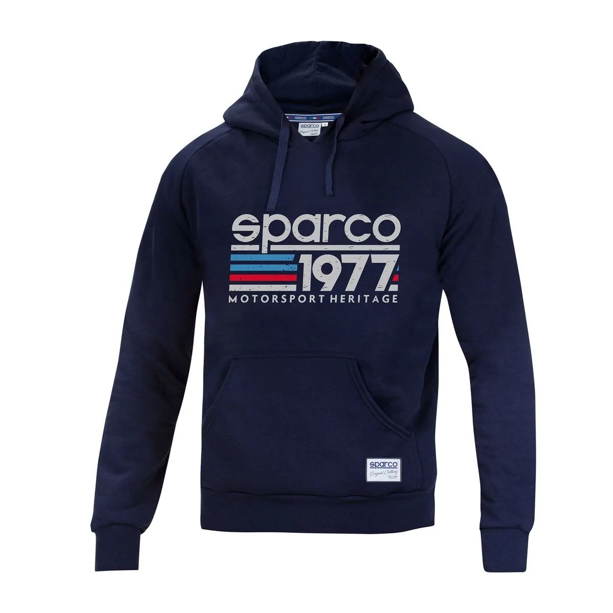 SUDADERA CON CAPUCHA HOMBRE SPARCO 1977 AZUL OSCURO