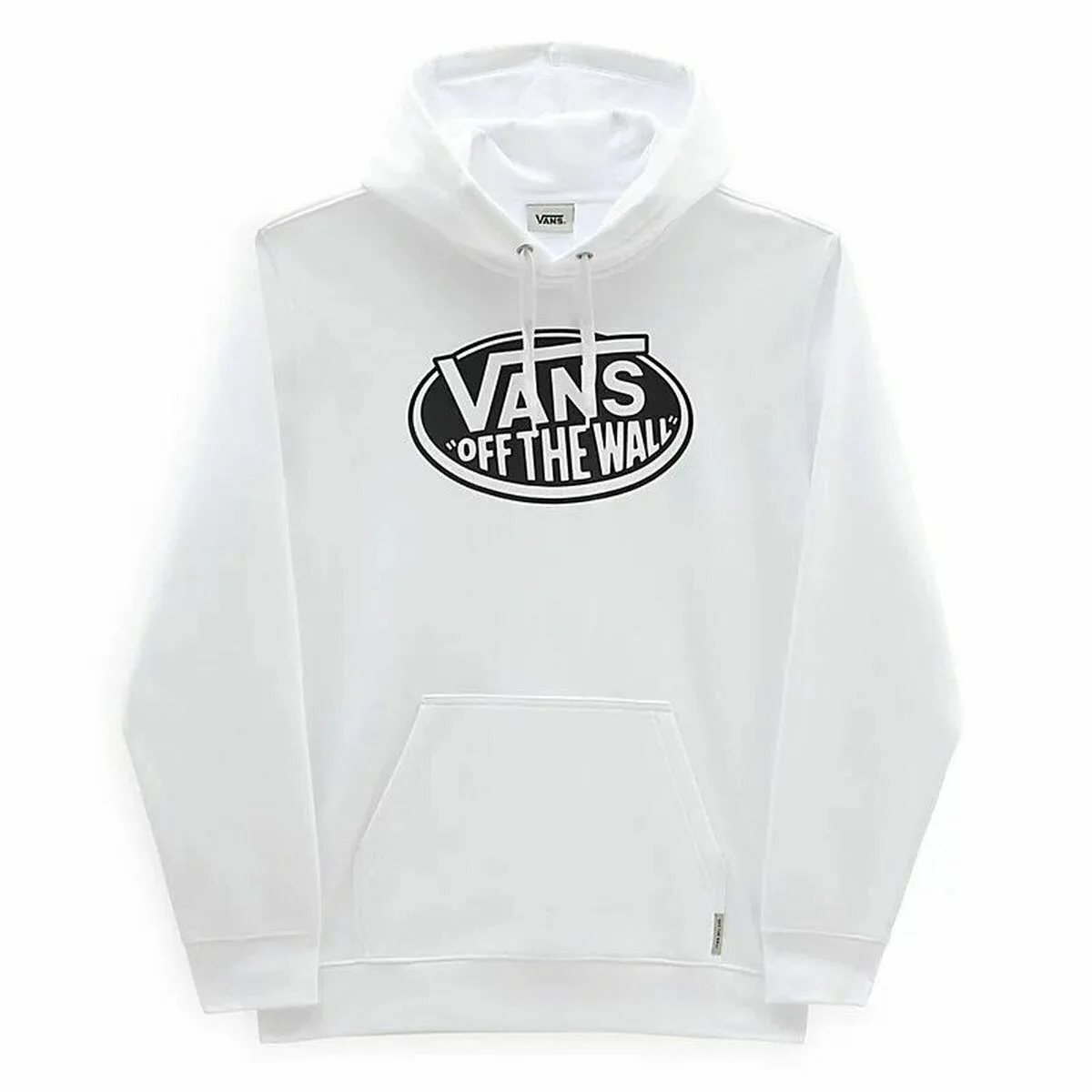 SUDADERA CON CAPUCHA HOMBRE VANS CLASSIC OFF THE WALL BLANCO