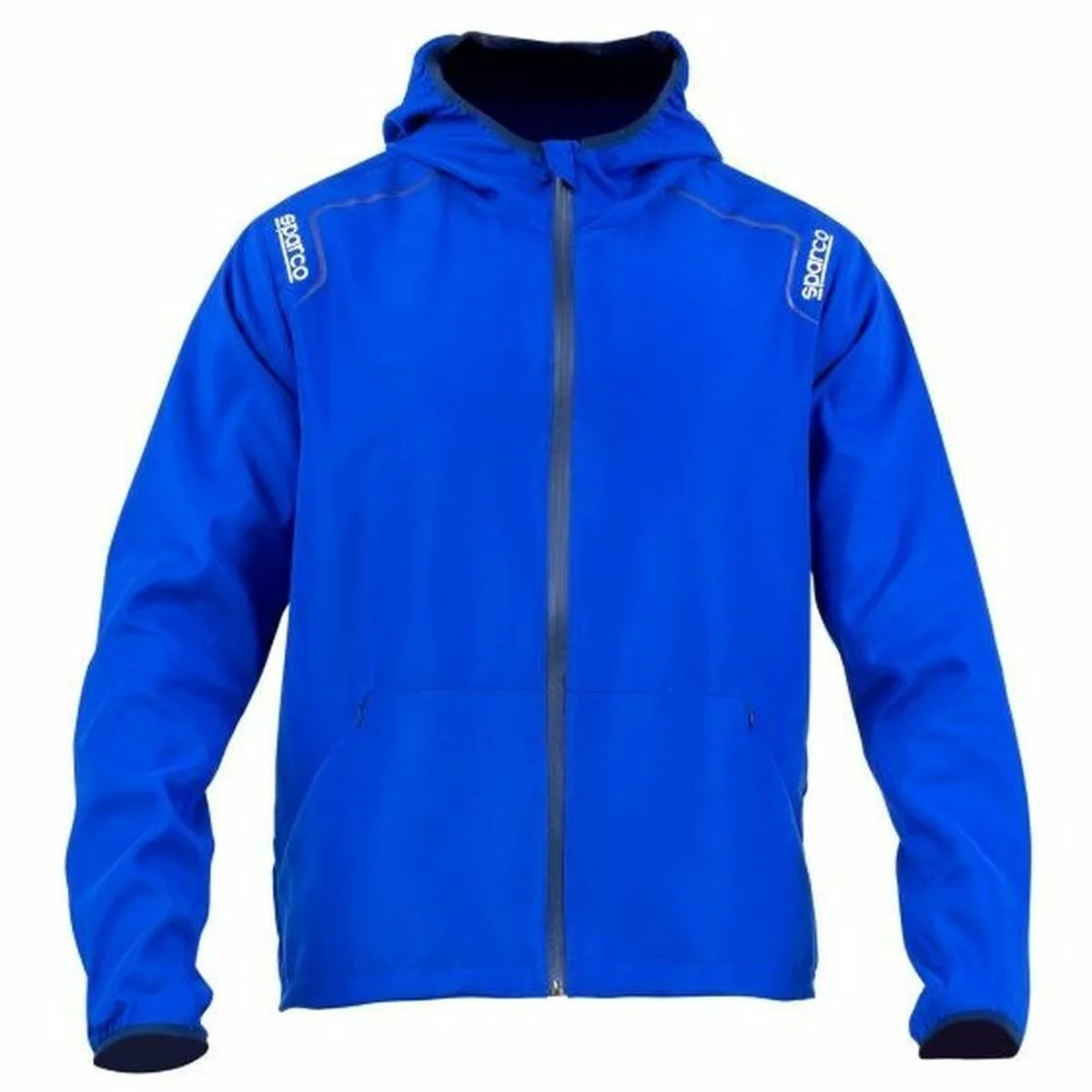 SUDADERA CON CAPUCHA SPARCO NEW WIND STOPPER AZUL TALLA XXL