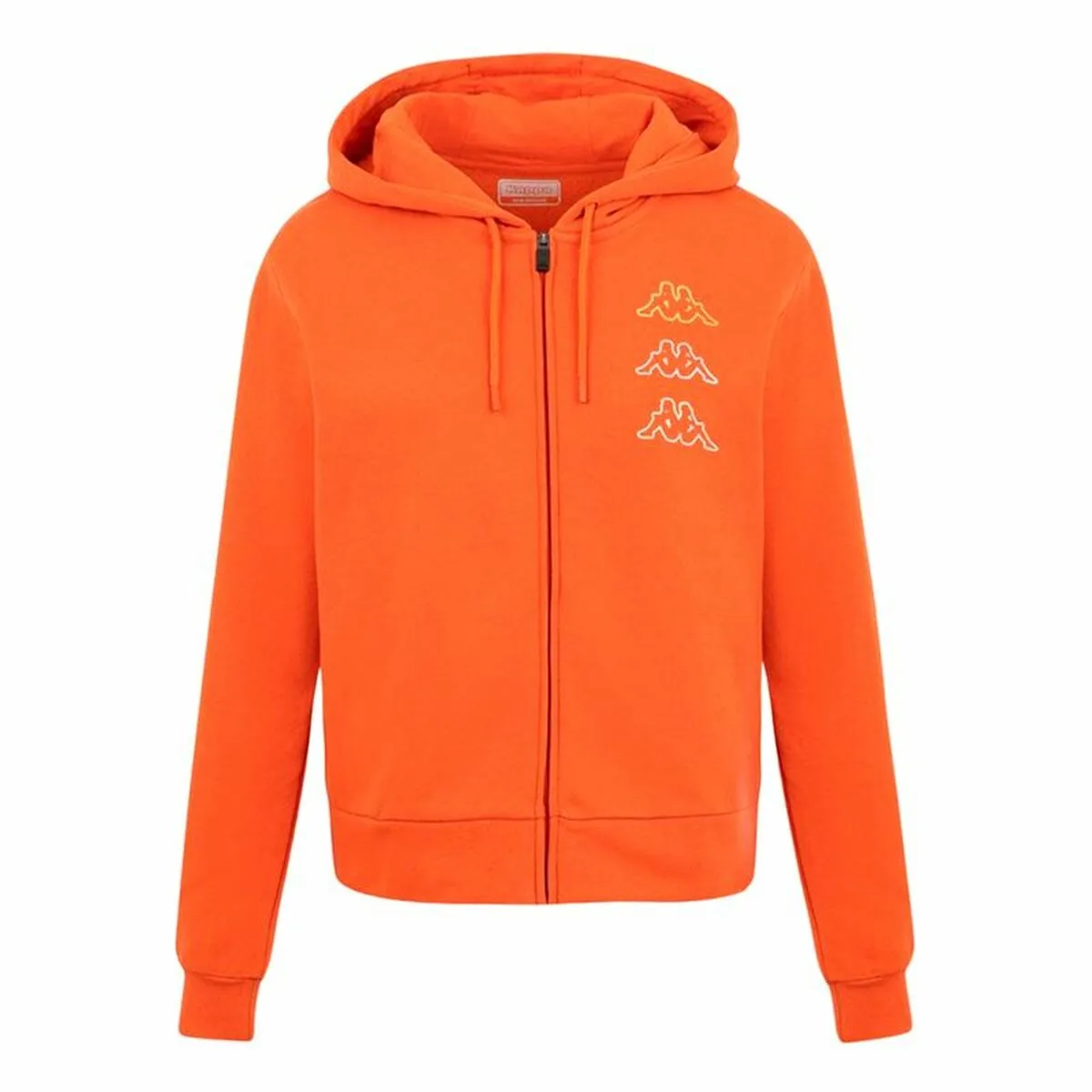 SUDADERA CON CAPUCHA UNISEX KAPPA KAIMI NARANJA