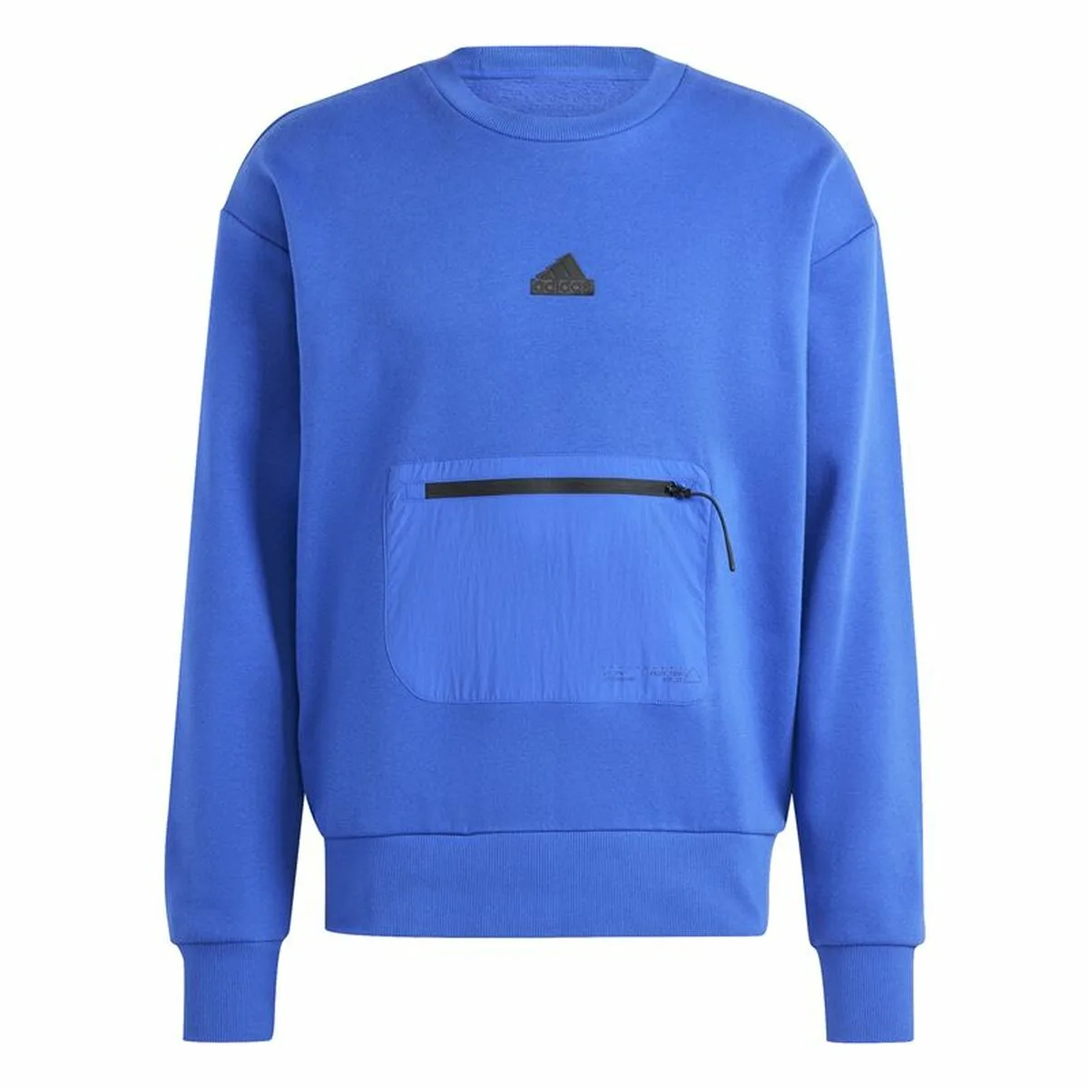 SUDADERA SIN CAPUCHA ADIDAS CITY ES E FLEECE AZUL