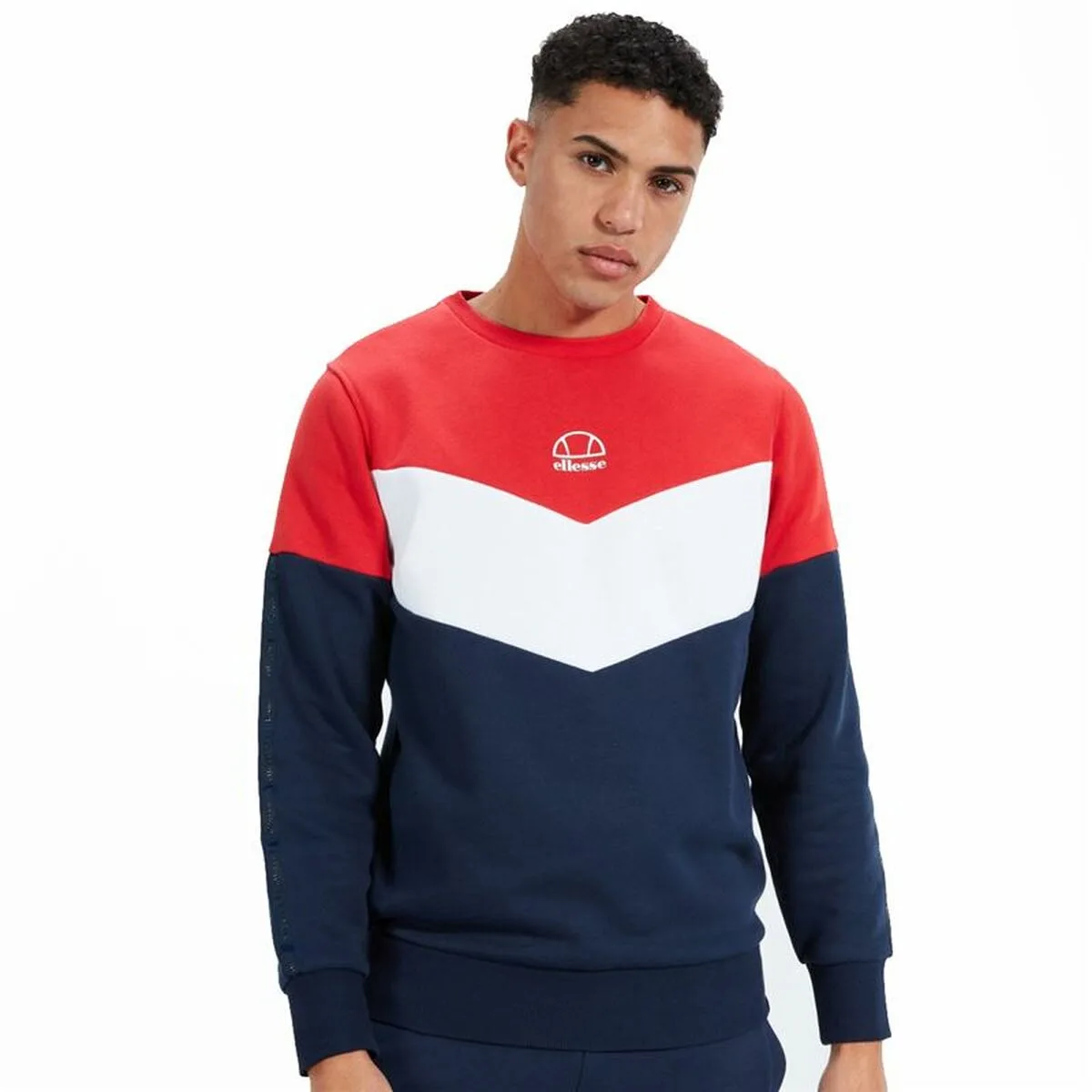SUDADERA SIN CAPUCHA ELLESSE RESISTENZA ROJO