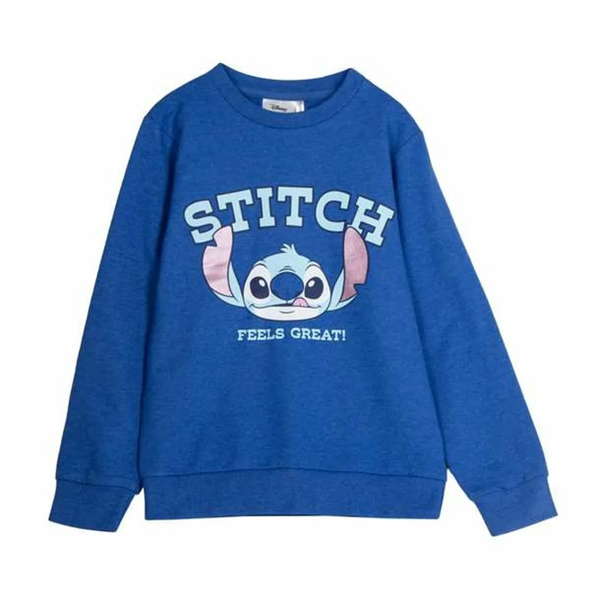 SUDADERA SIN CAPUCHA NIÑO STITCH AZUL OSCURO