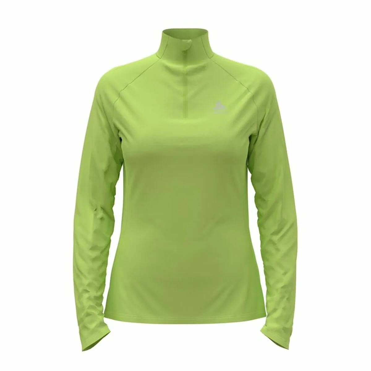 SUDADERA SIN CAPUCHA MUJER ODLO MID LAYER ESSENTIAL 1/2 VERDE