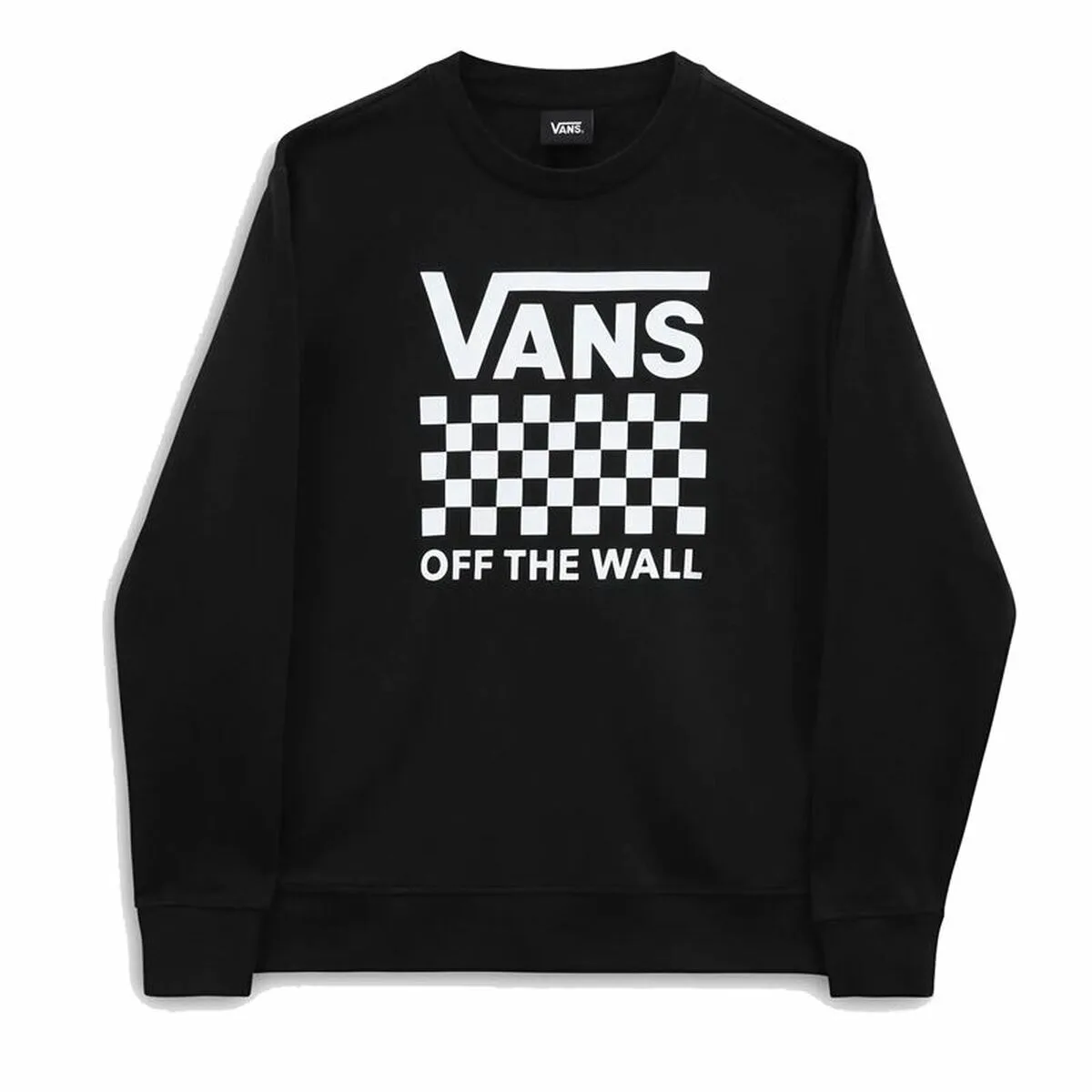 SUDADERA SIN CAPUCHA MUJER VANS LOCK BOX NEGRO