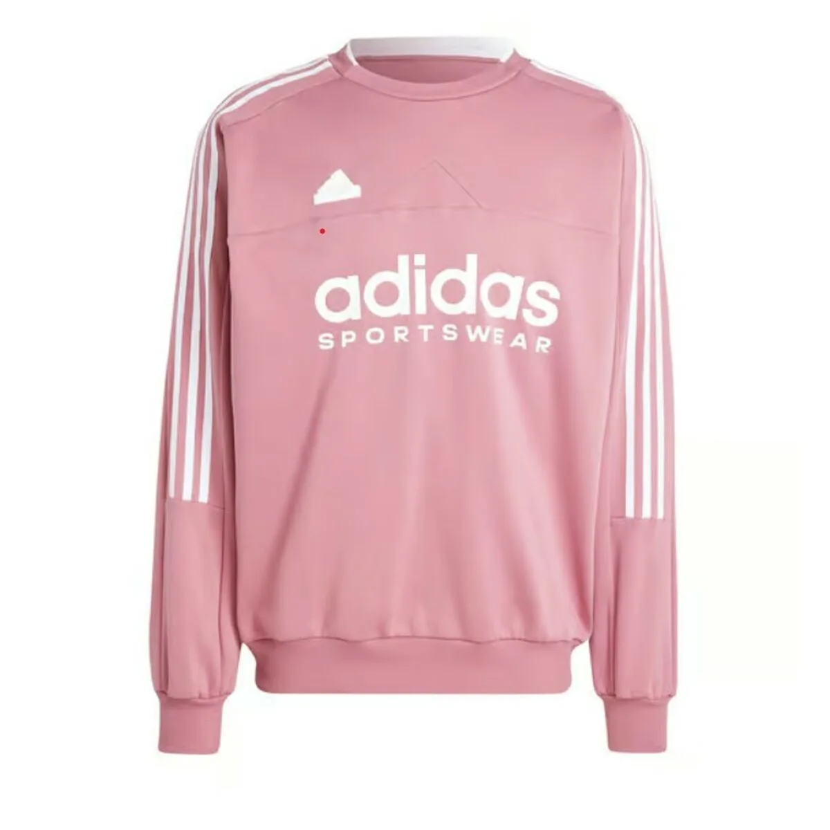 SUDADERA SIN CAPUCHA HOMBRE ADIDAS TIRO FLEECE CREW IW5942 ROSA