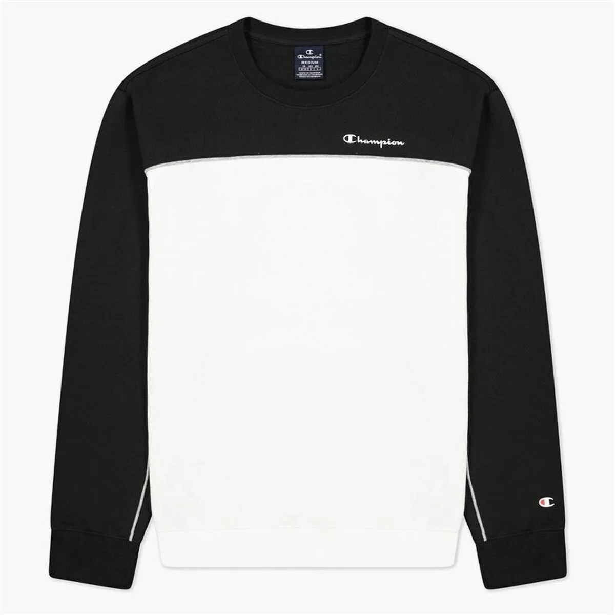 SUDADERA SIN CAPUCHA HOMBRE CHAMPION NEGRO