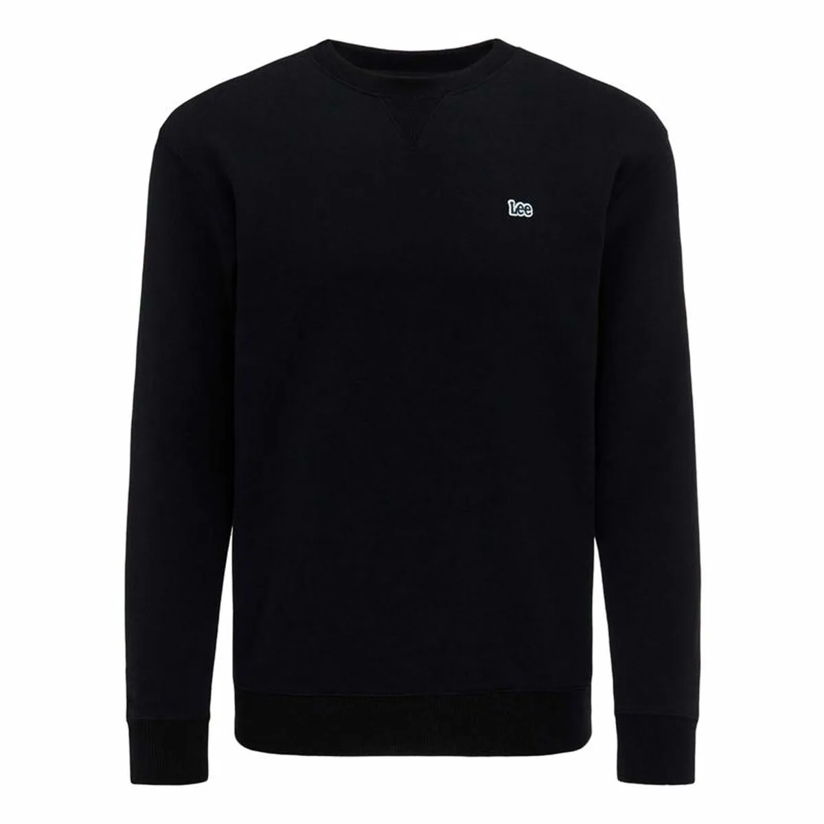 SUDADERA SIN CAPUCHA HOMBRE LEE PLAIN CREW NEGRO