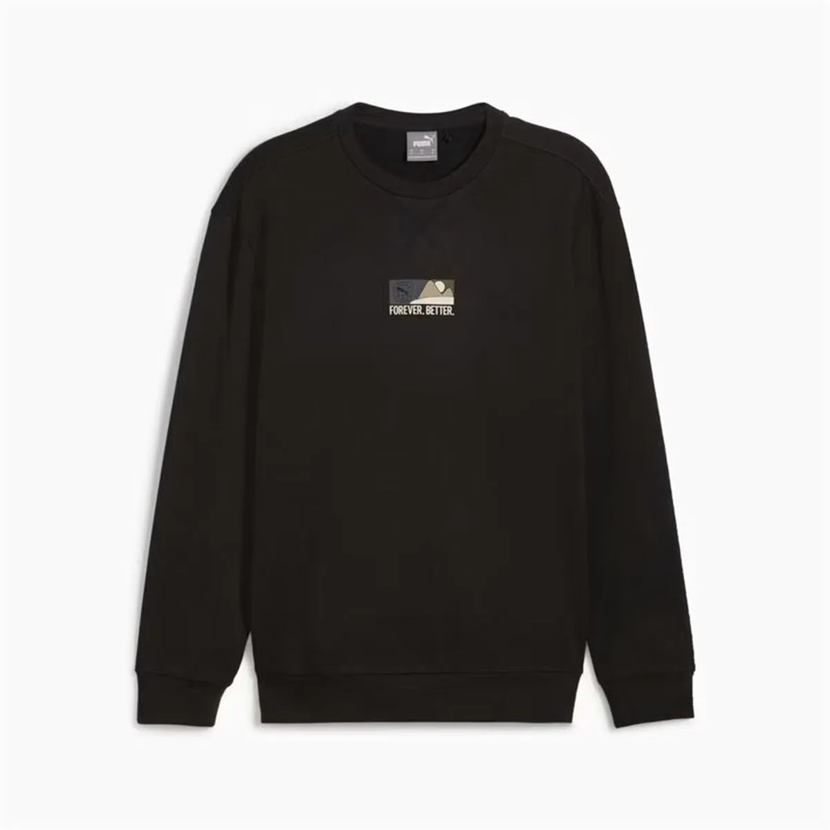 SUDADERA SIN CAPUCHA HOMBRE PUMA BETTER SPORTSWEAR CREW NEGRO
