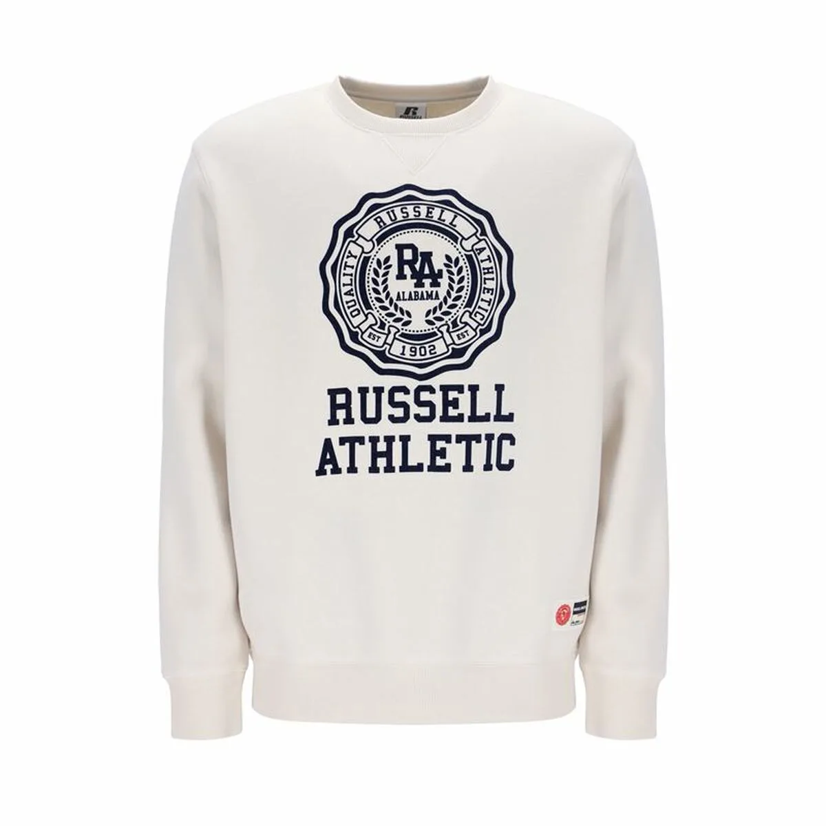 SUDADERA SIN CAPUCHA HOMBRE RUSSELL ATHLETIC ATH ROSE BLANCO