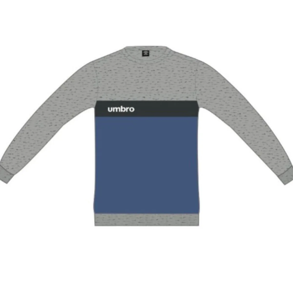 SUDADERA SIN CAPUCHA HOMBRE UMBRO FW 66213U LKA GRIS