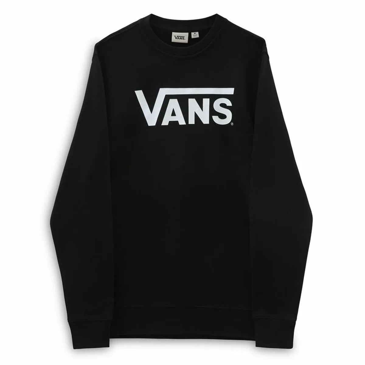 SUDADERA SIN CAPUCHA HOMBRE VANS CLASSIC NEGRO