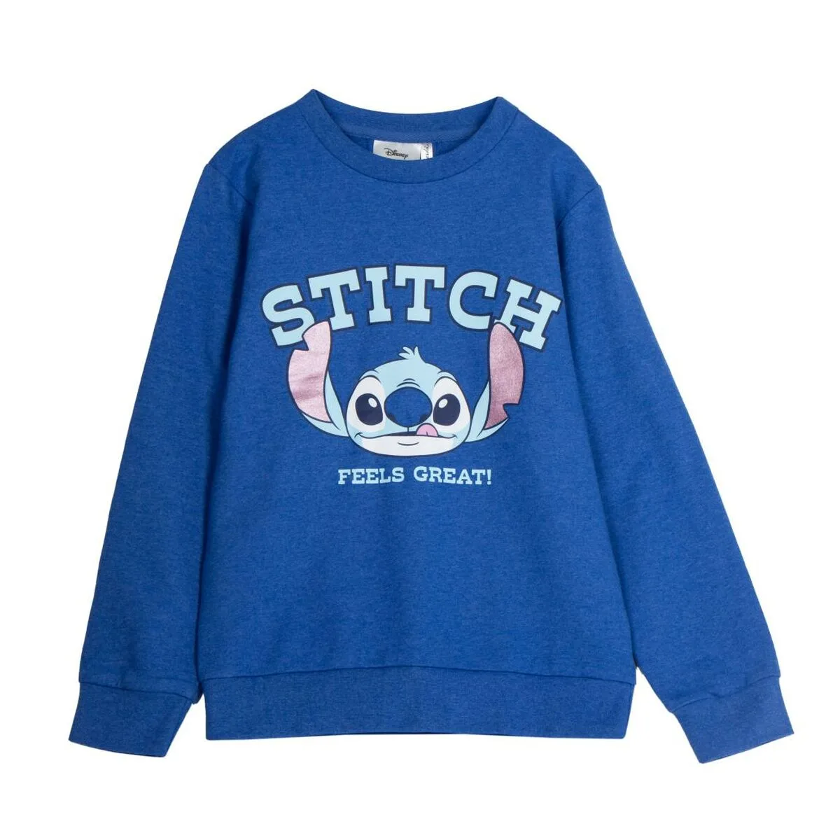 SUDADERA SIN CAPUCHA STITCH AZUL OSCURO
