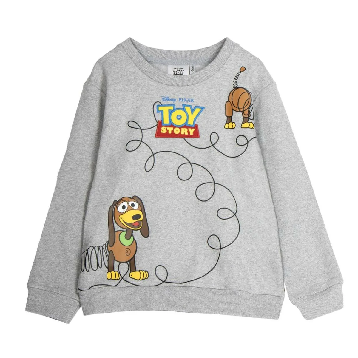 SUDADERA SIN CAPUCHA TOY STORY GRIS