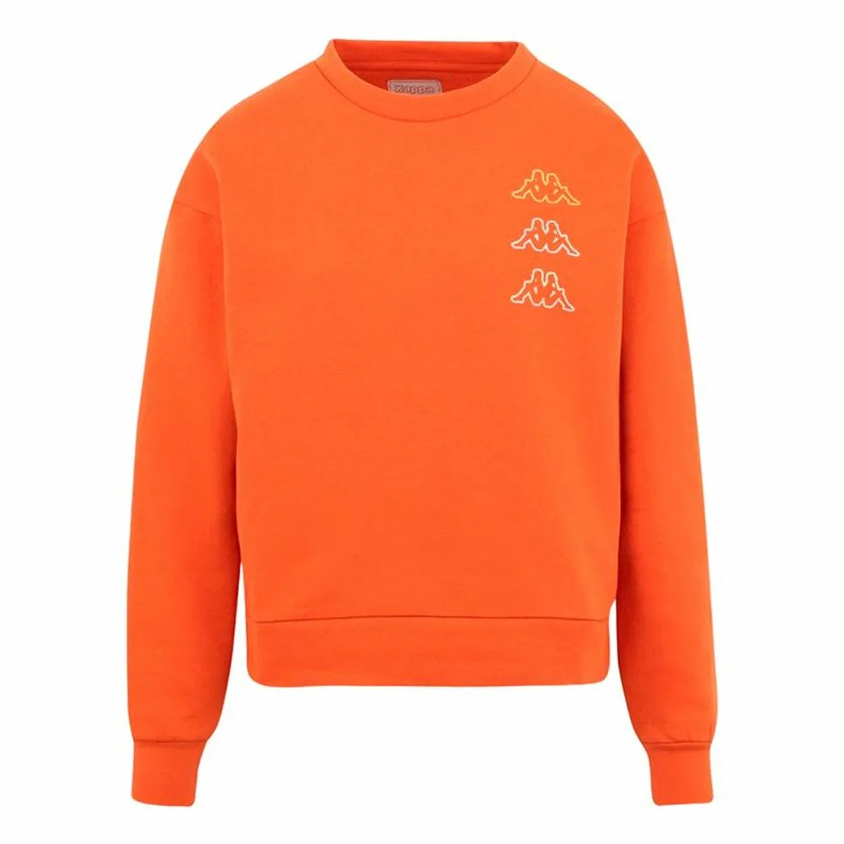 SUDADERA SIN CAPUCHA MUJER KAPPA FROFIO NARANJA