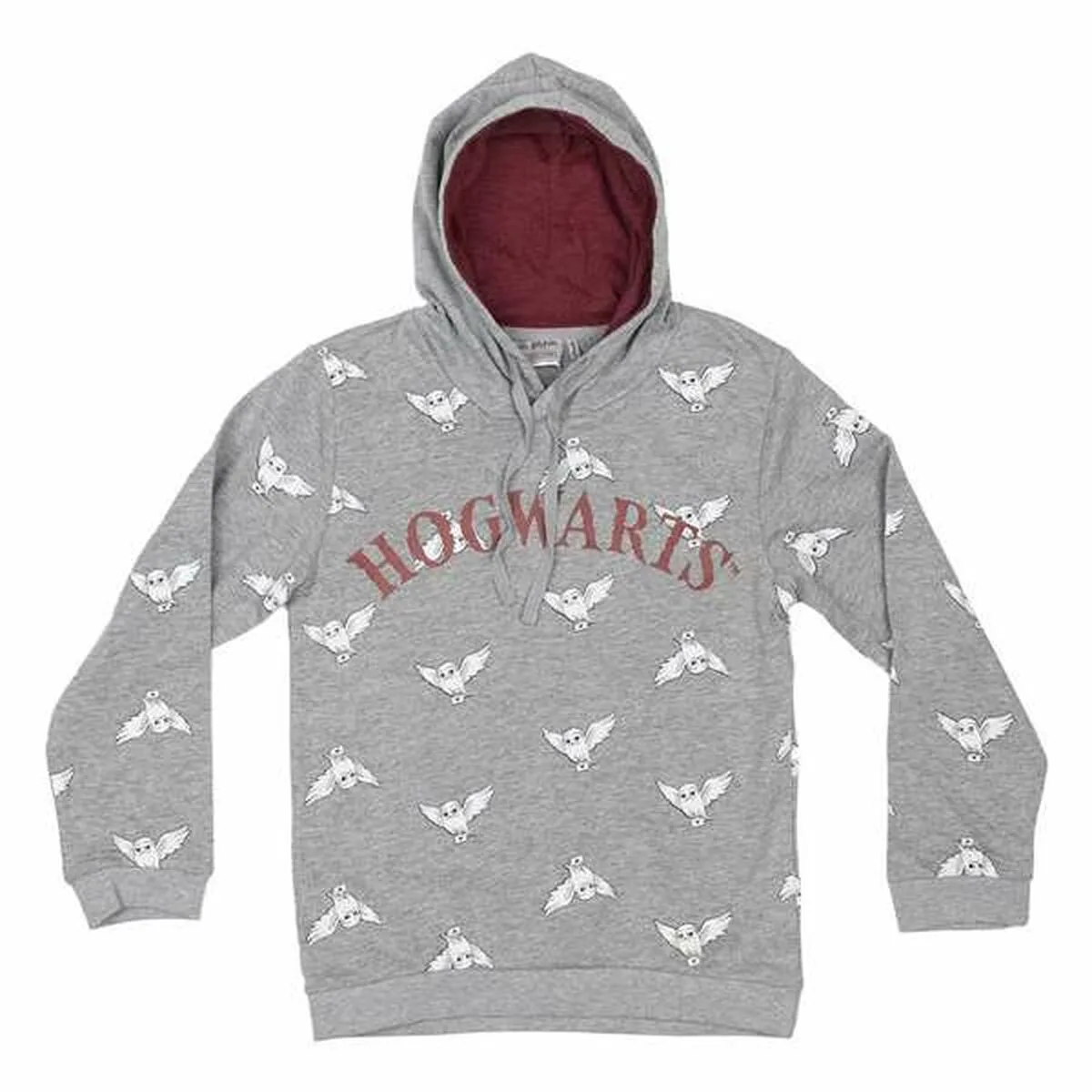SUDADERA CON CAPUCHA NIÑO HARRY POTTER GRIS