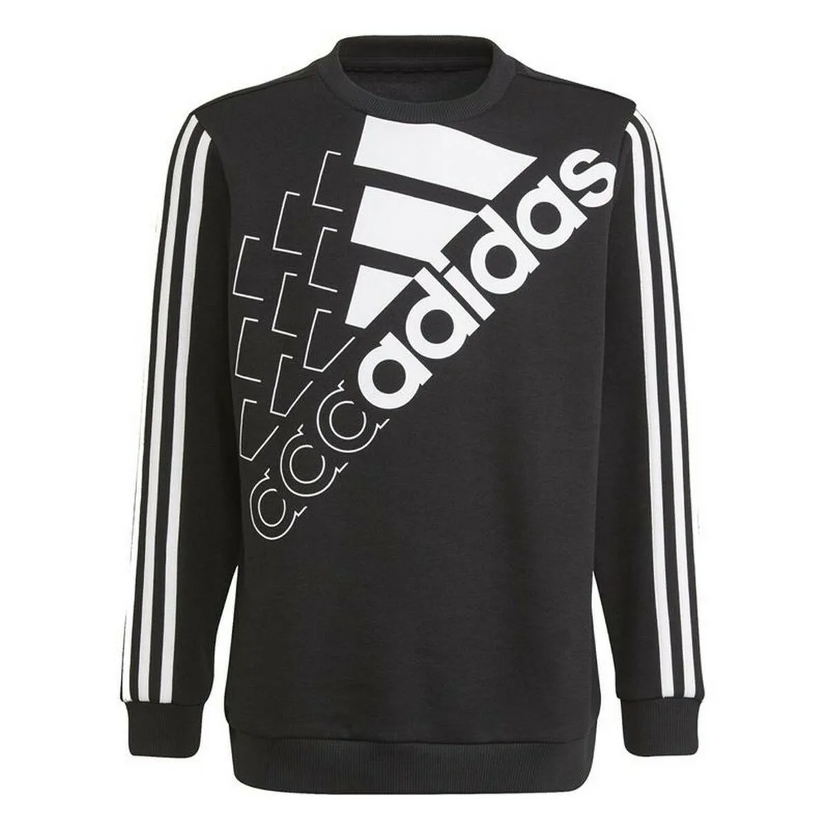 SUDADERA INFANTIL ADIDAS ESSENTIALS LOGO K NEGRO