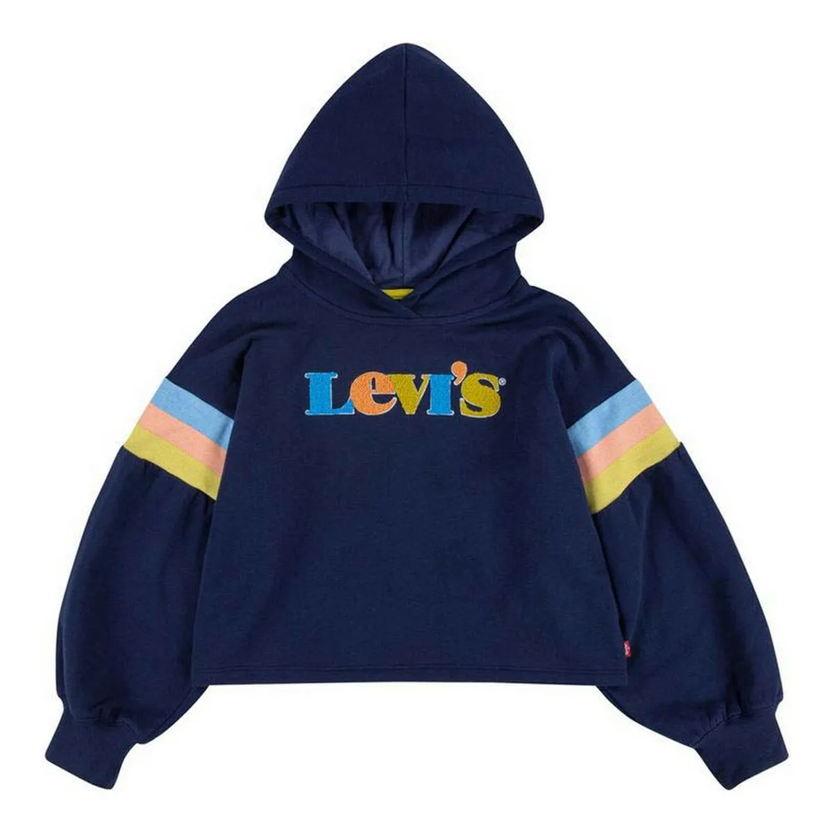 SUDADERA INFANTIL LEVI'S  FULL SLEEVE HIGH RISE AZUL OSCURO