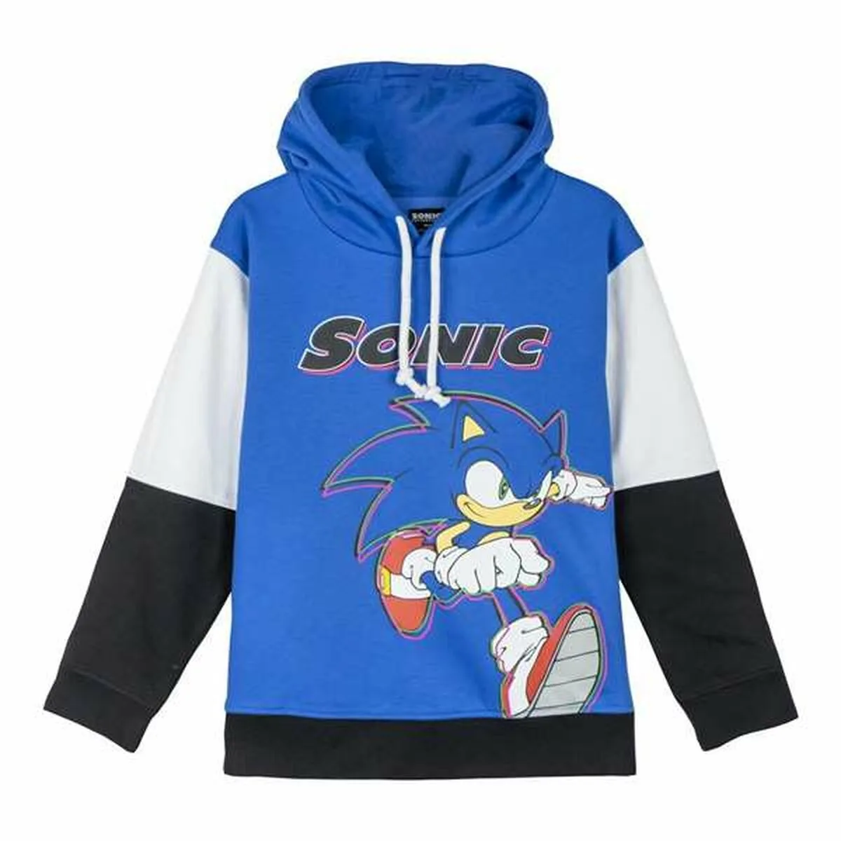 SUDADERA INFANTIL SONIC AZUL