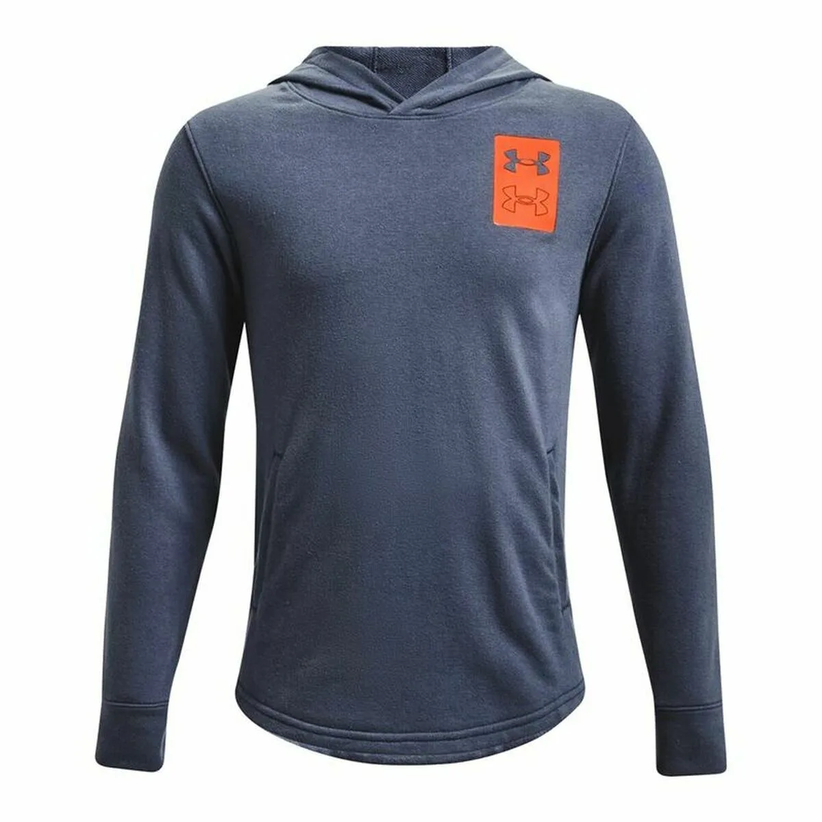 SUDADERA INFANTIL UNDER ARMOUR  RIVAL TERRY AZUL