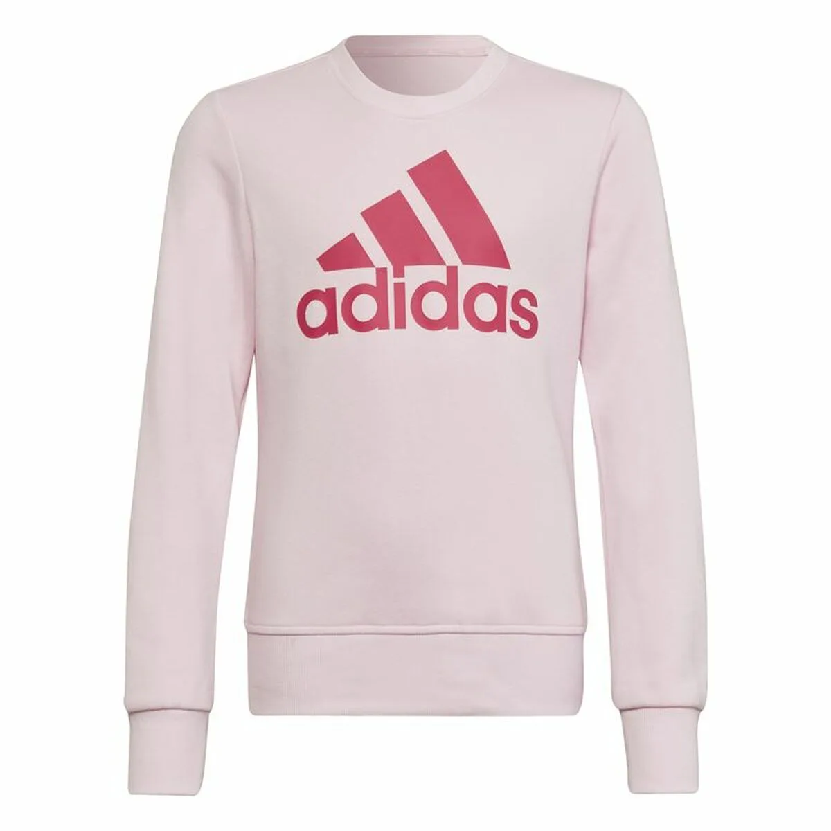 SUDADERA SIN CAPUCHA NIÑA ADIDAS ESSENTIALS ROSA CLARO