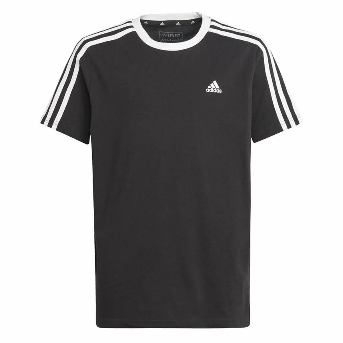 CAMISETA DE MANGA CORTA INFANTIL ADIDAS ESSENTIALS AZUL NEGRO