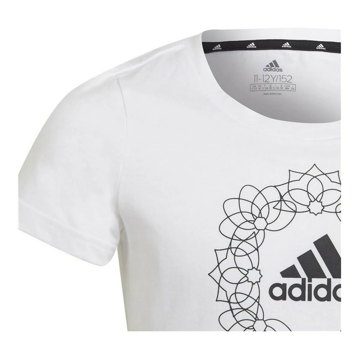 CAMISETA DE MANGA CORTA INFANTIL ADIDAS GRAPHIC BLANCO