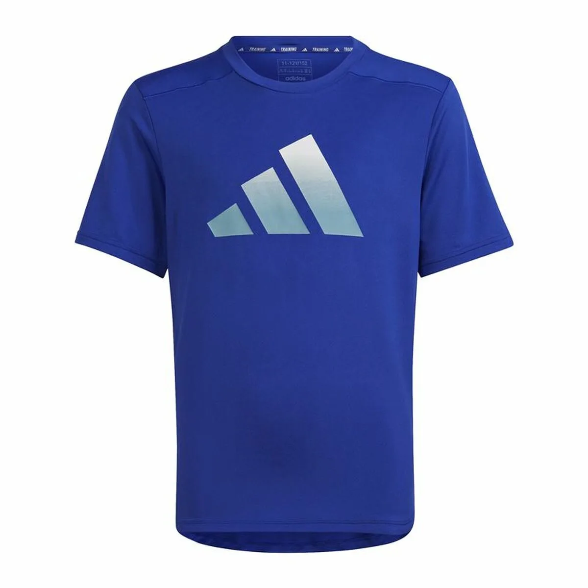 CAMISETA DE MANGA CORTA INFANTIL ADIDAS ICONS AEROREADY AZUL