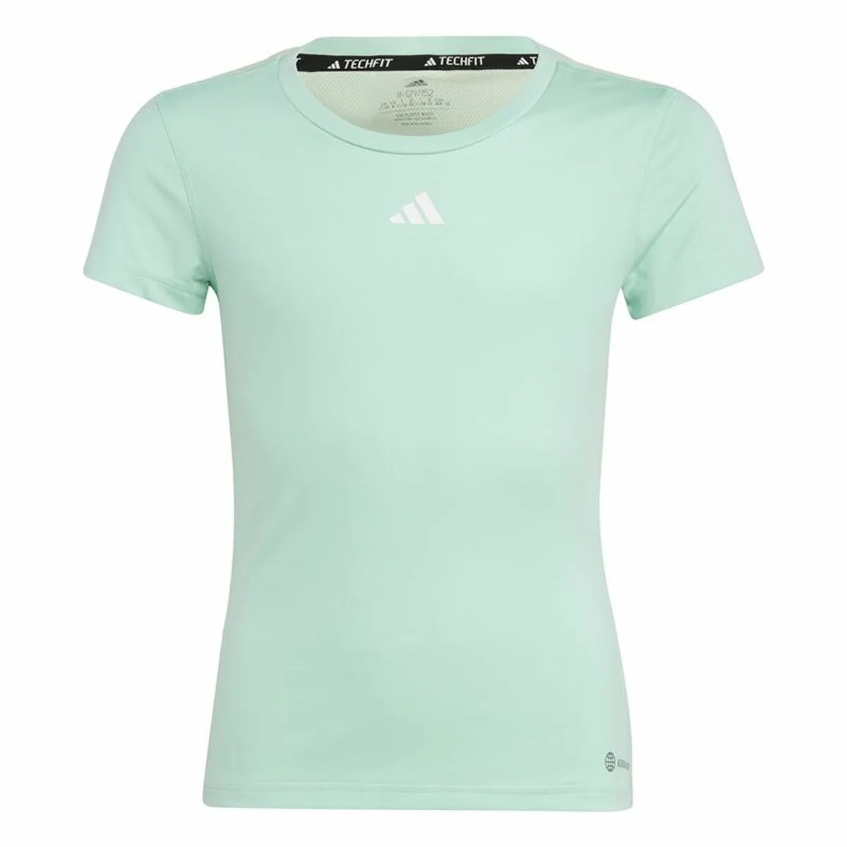 CAMISETA DE MANGA CORTA INFANTIL ADIDAS TECHFIT AEROREADY SPORT ICONS VERDE