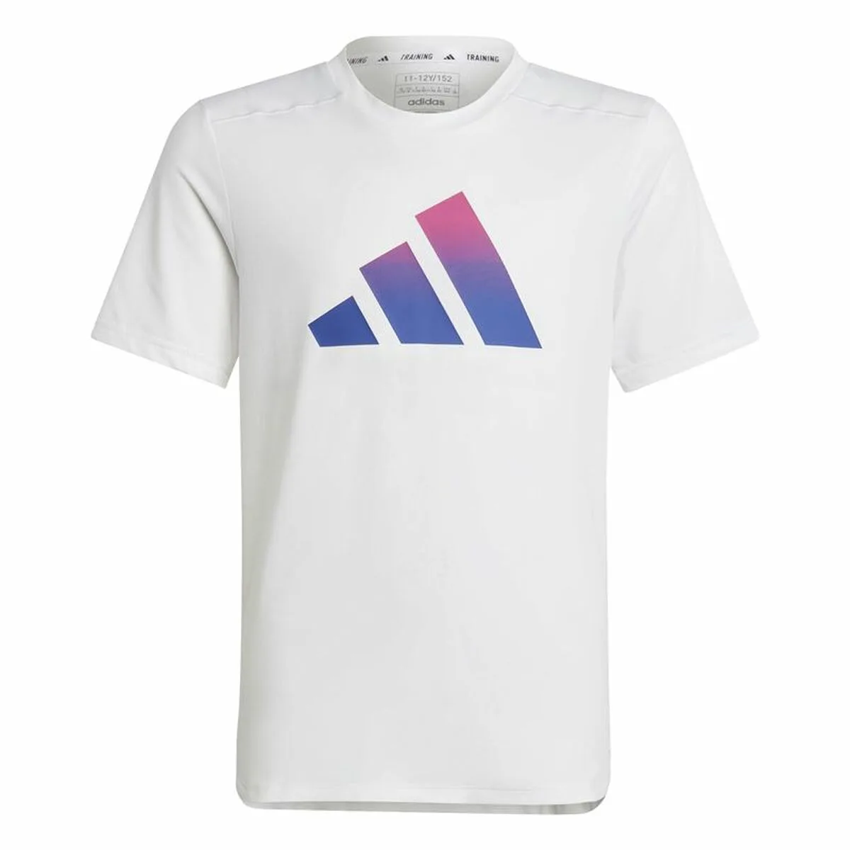 CAMISETA DE MANGA CORTA INFANTIL ADIDAS TRAIN ICONS BLANCO