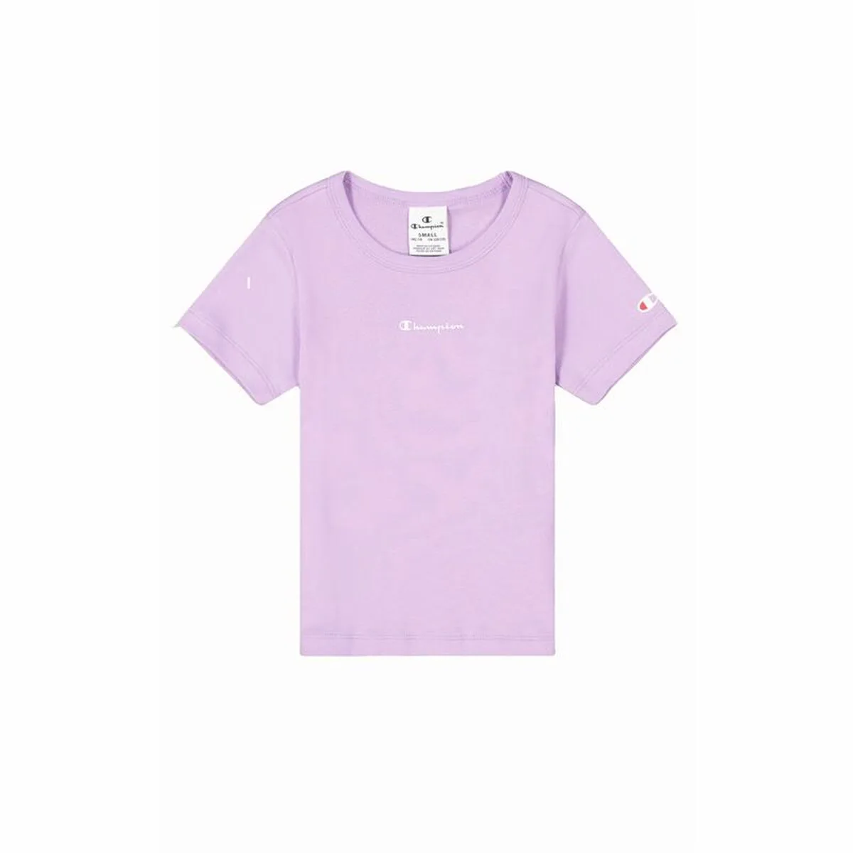 CAMISETA DE MANGA CORTA INFANTIL CHAMPION CREWNECK LAVANDA