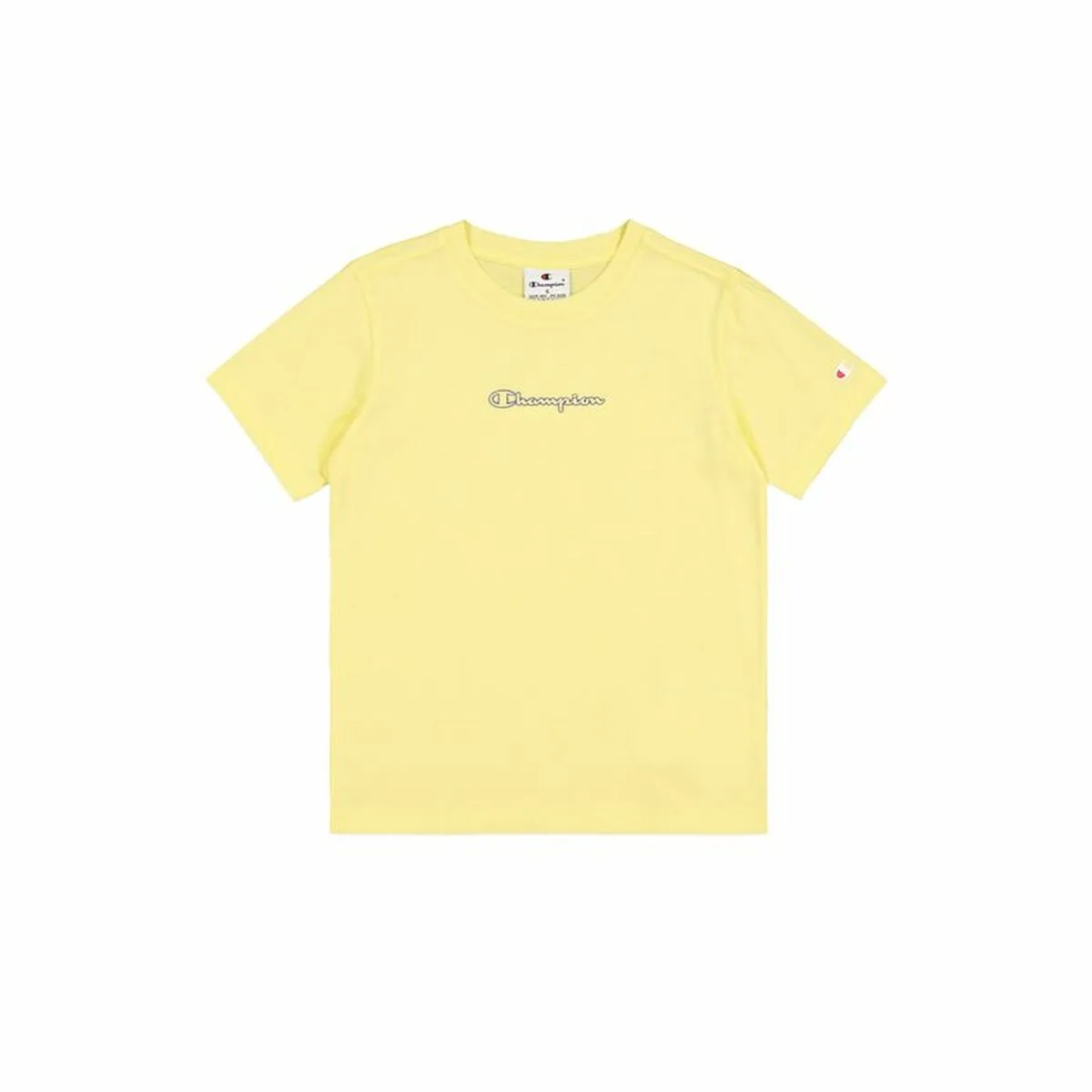 CAMISETA DE MANGA CORTA INFANTIL CHAMPION SS CAQUI