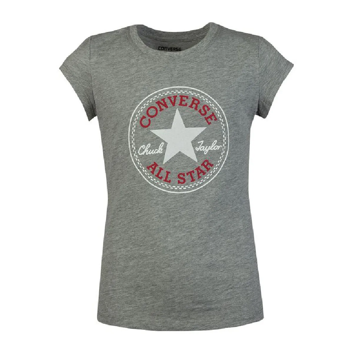 CAMISETA DE MANGA CORTA INFANTIL CONVERSE 468992 042 GRIS