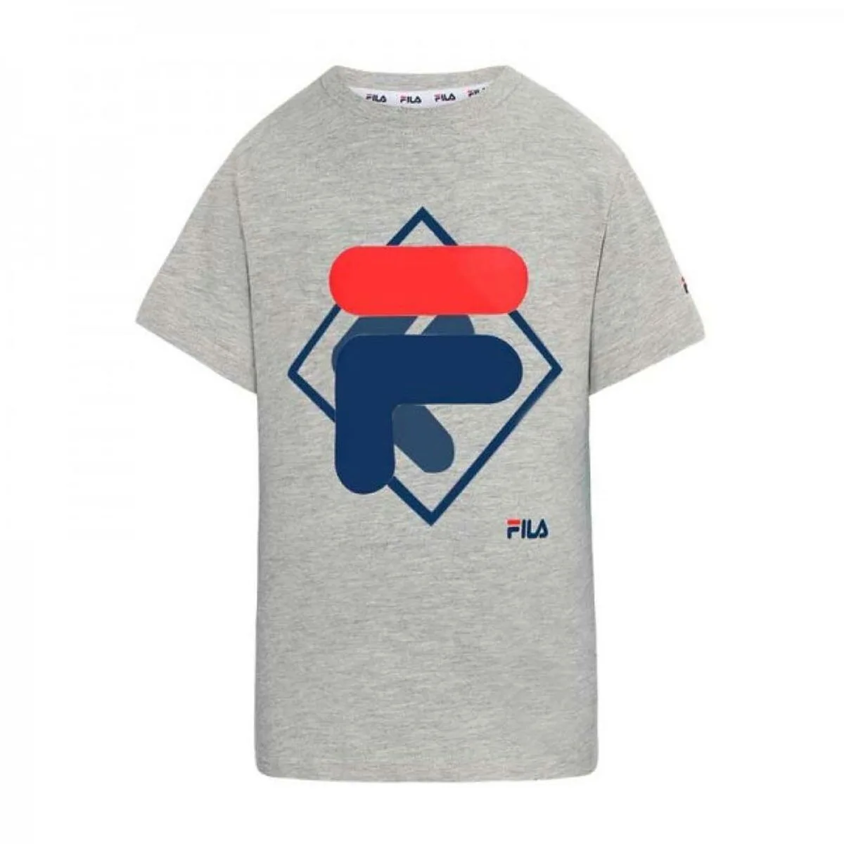 CAMISETA DE MANGA CORTA INFANTIL FILA FAT0340 80000  GRIS