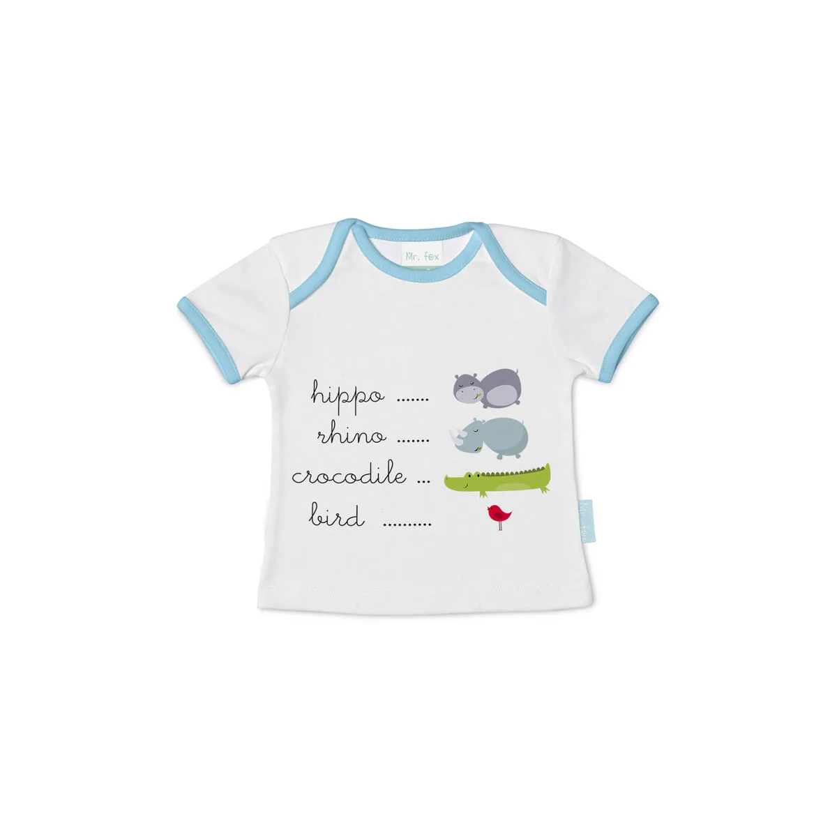 CAMISETA DE MANGA CORTA INFANTIL HAPPYFRIDAY MR FOX HIPPO MULTICOLOR 12-18 MESES