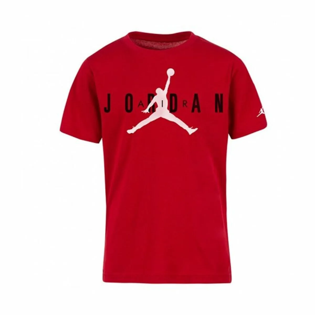 CAMISETA DE MANGA CORTA INFANTIL JORDAN JUMPMAN SUSTAINABLE GRAPHI ROJO