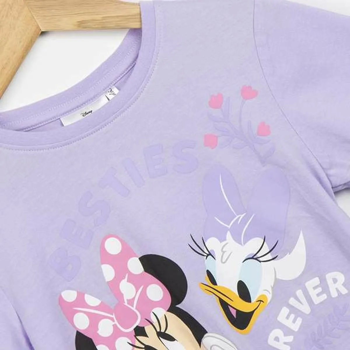 CAMISETA DE MANGA CORTA INFANTIL MINNIE MOUSE MORADO