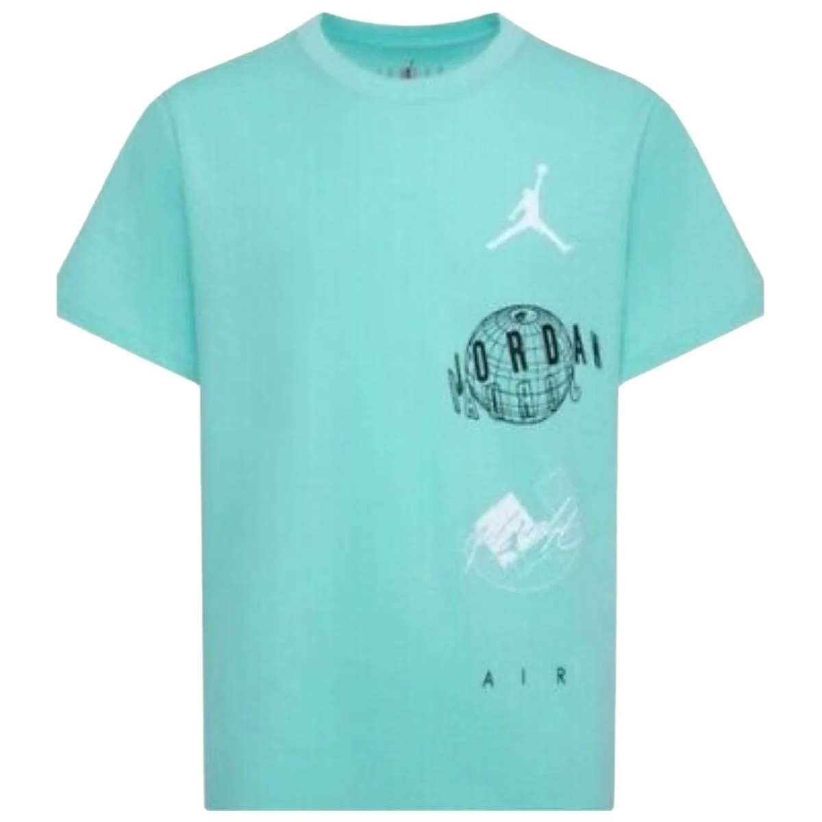 CAMISETA DE MANGA CORTA INFANTIL NIKE JDB AIR GLOBE JORDAN SS TEE 95D121 E8G VERDE