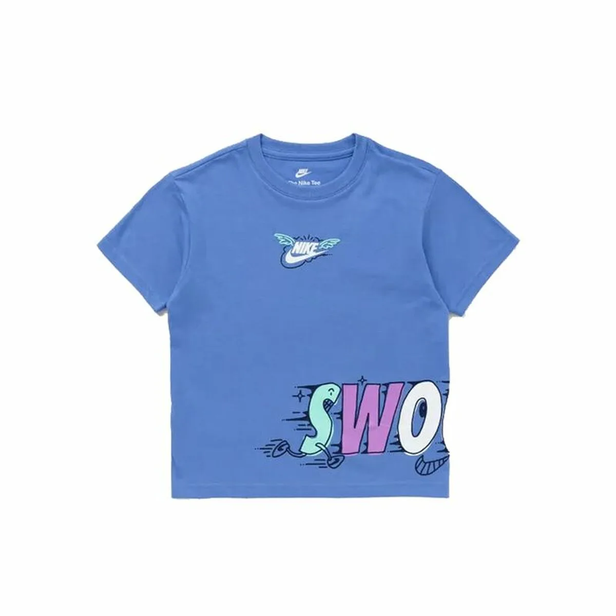 CAMISETA DE MANGA CORTA INFANTIL NIKE NSW ART RLXD SS GFX NIÑO NIKE POLAR AÑIL