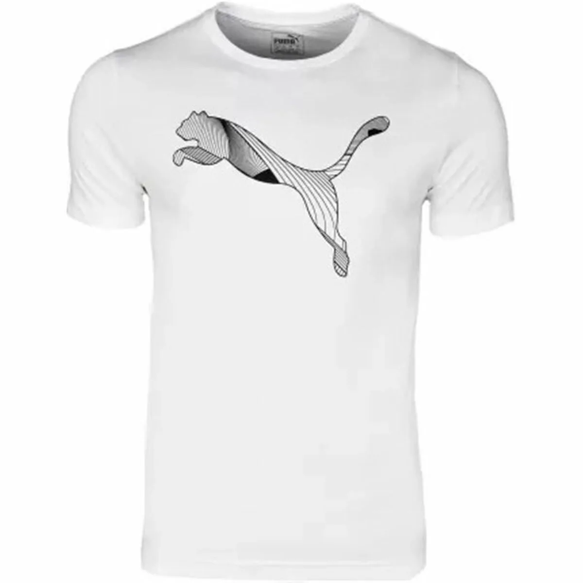 CAMISETA DE MANGA CORTA INFANTIL PUMA ACTIVE SPORTS GRAPHIC BLANCO