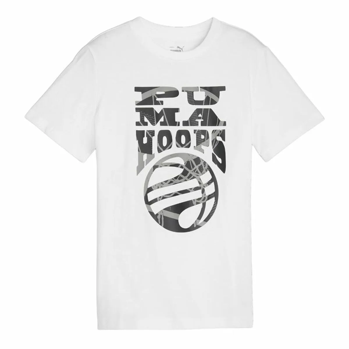 CAMISETA DE MANGA CORTA INFANTIL PUMA BASKETBALL BLUEPRINT