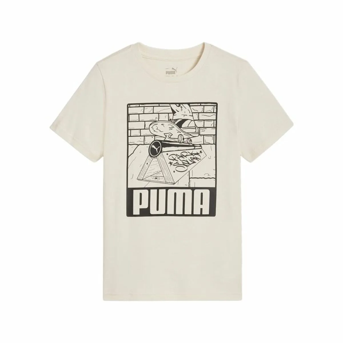 CAMISETA DE MANGA CORTA INFANTIL PUMA ESSENTIALS+ MID 90S GRAPHIC