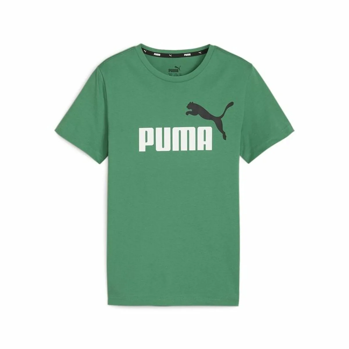 CAMISETA DE MANGA CORTA INFANTIL PUMA ESSENTIALS+ OLIVA