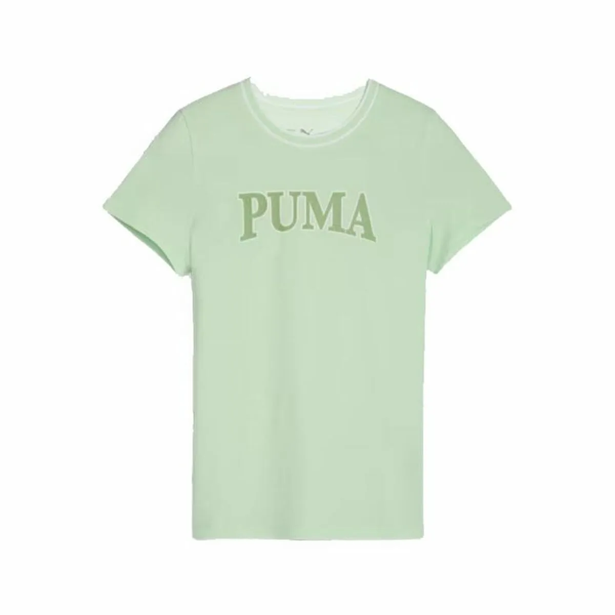 CAMISETA DE MANGA CORTA INFANTIL PUMA SQUAD VERDE LIMÓN