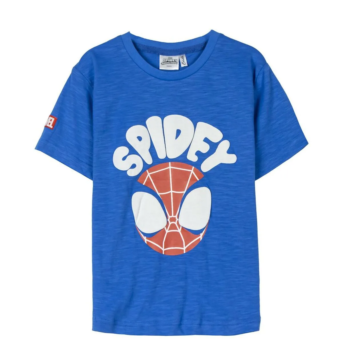 CAMISETA DE MANGA CORTA INFANTIL SPIDEY AZUL