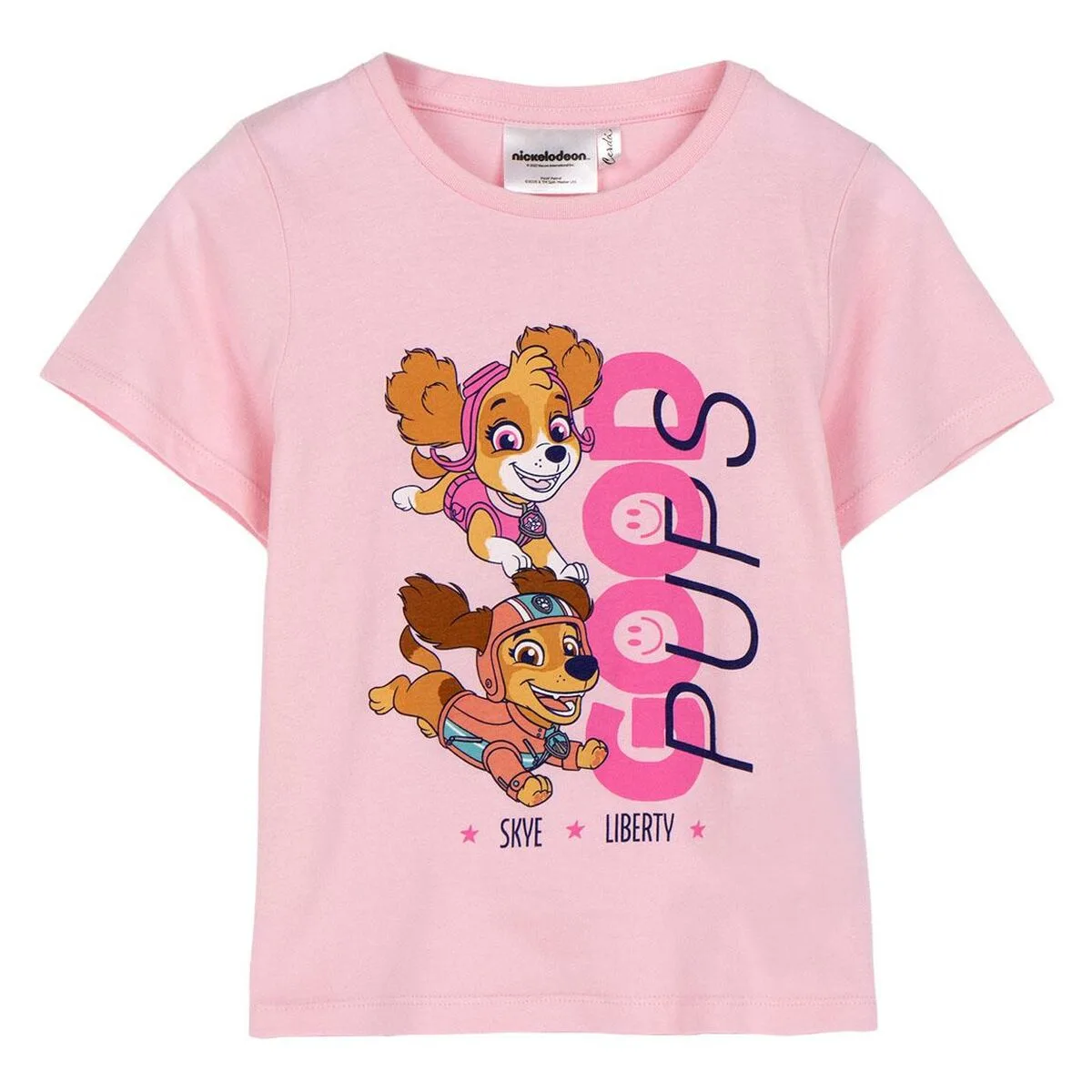 CAMISETA DE MANGA CORTA NIÑO THE PAW PATROL BLANCO