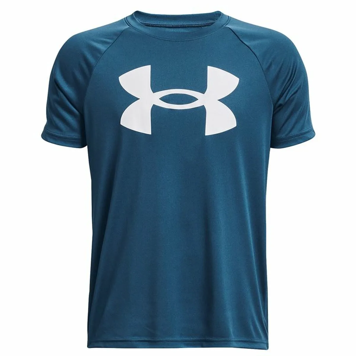 CAMISETA DE MANGA CORTA INFANTIL UNDER ARMOUR BIG LOGO AZUL