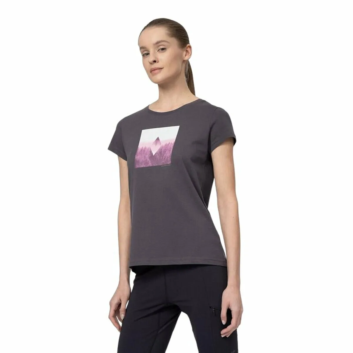 CAMISETA DE MANGA CORTA MUJER 4F  REGULAR ORGANIC